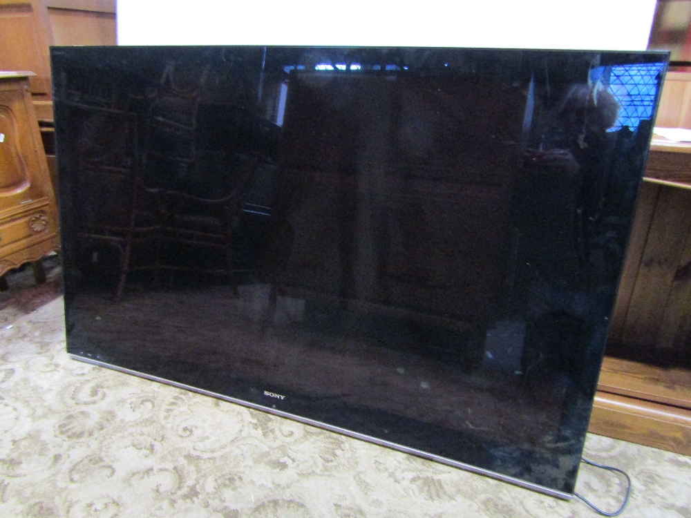A Sony Bravia 60 inch flatscreen television, model number KDL-60LX903