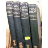 Four volumes of "I Was There" - The Human Story of The Great War of 1914-1918, published by The