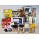 A collection of '00' gauge railway accessories including a number of Cooper Craft plastic kits for