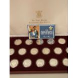 Royal Mint - The Royal Marriage Commemorative Coin Collection 1981 - 16 silver proof coins