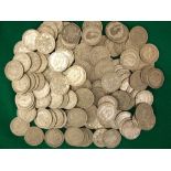 Collection of pre 1947 half crowns, 1500 grams