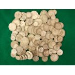 Collection of pre 1947 English silver coinage, 950 grams