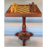 A cast resin figural chess set, the figures in the form of Bavarian characters, in original box;