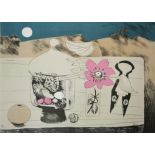 Mary Fedden (1915-2012) - 'Shells in a Jar with Sheep Shears', signed, lithograph, 7/70, 55 x