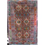 Vegetable dye wool choli kelim, 160 x 103cm