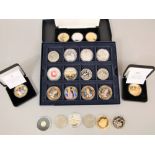 Nine commemorative £5 coins including three Jubilee Mint 70th Anniversary of D Day £5 coins