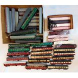 A collection of 42 kitmaster model railway cartridges together with 17 further Hornby and Airfix