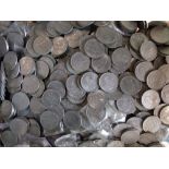 Extensive collection of English coinage, post 1947, with some earlier bronze coinage, estimated