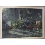 After Terence Cuneo (British 1907-1996) - Four coloured prints - The Great Marquess, Mallard, The