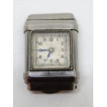 Rare Omega Marine stainless steel wristwatch, circa 1935, 'the first industrially produced