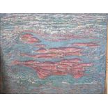 Vielczyk H (20th century eastern European school) - Abstract study of shrimp like sea creatures, oil