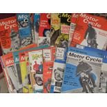 An extensive collection of vintage Motor Cycle magazines - various dates through the 1960s (70)