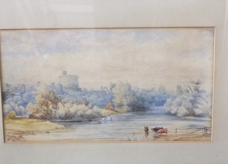 Howard Penton (1882-1960) Busy river scene, pencil on paper, signed and dated 08, 27 x 38.5cm, - Image 3 of 4