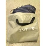 An Intex fast inflatable air bed, model number 620R as new with holdall