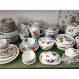 An extensive collection of Royal Worcester Evesham pattern oven to tablewares including numerous