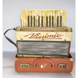 Vissinio piano accordion with case