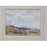 Jack Merriott RI, ROI (British 1901-1968) - Mountainous landscape, watercolour on paper, signed,