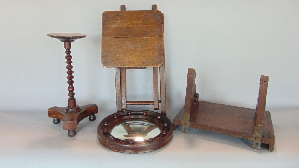 A good collection of antique and later treen and wood wares to include an apprentice chest of - Image 3 of 3