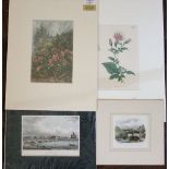 A quantity of 19th century and later prints and engravings, subjects including topography,