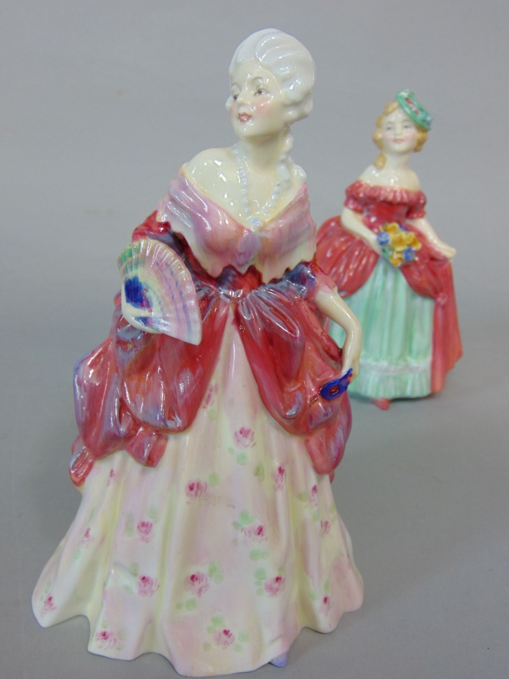 A collection of three Royal Doulton figures Sweet & Twenty HN1584, Dainty May HN1639 and Fleurette - Image 3 of 3