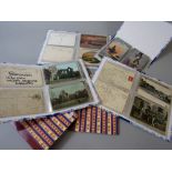 Seven albums containing a large quantity of mixed postcards, subjects include British and