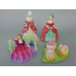 A collection of three Royal Doulton figures Sweet & Twenty HN1584, Dainty May HN1639 and Fleurette