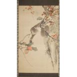 A late 19th/early 20th century Japanese school, scroll painting in the manner of Mori Sosen