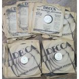 35 x 78 rpm records - The Decca label (Public Performance or Broadcasting Forbidden) The National