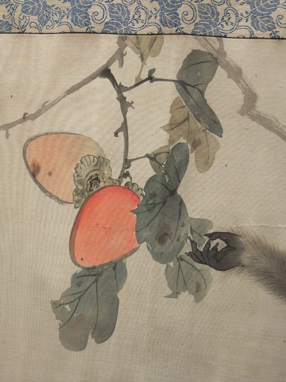 A late 19th/early 20th century Japanese school, scroll painting in the manner of Mori Sosen - Image 4 of 5