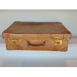 Good quality vintage Asprey vanity case, 66cm long