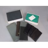 A set of Concorde boxed items to include address and business card case x 2, a diary ('99) and a