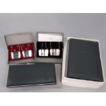 A set of Concorde boxed items to include International pocket food book, bottle/decanter labels (