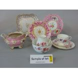 A collection of 19th century and later decorative ceramics (some pieces for restoration) including