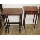 One lot of miscellaneous furniture to include a Victorian prayer chair with carved and moulded