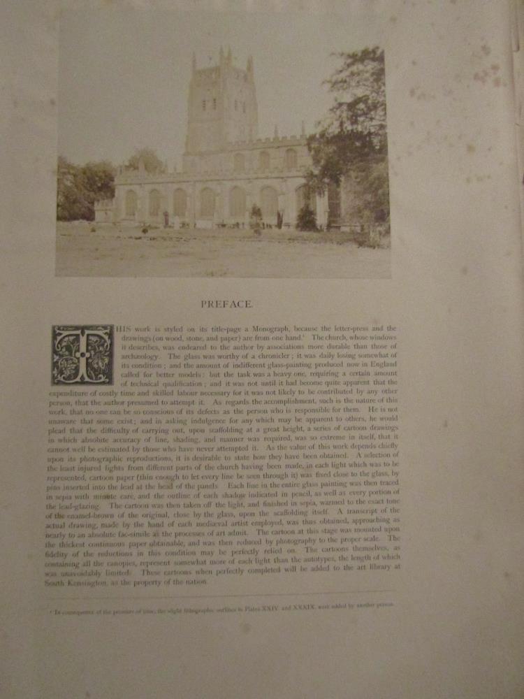 JOYCE Rev James Gerald - The Fairford Windows, a Monograph, published by the Arundel Society 1872 - Image 5 of 6