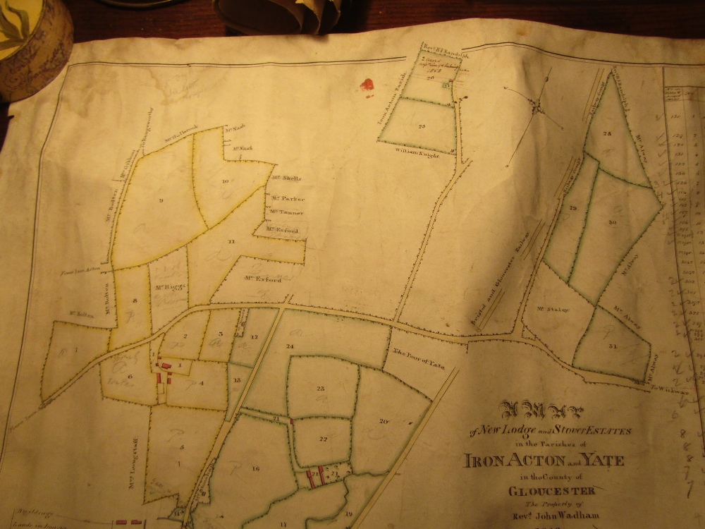 PLAYER T (Surveyor) - Parish map, hand drawn on vellum by T Player - being a map of New Lodge and - Image 3 of 5