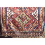 Kelim carpet with various colourful medallions, 250 x 210 cm