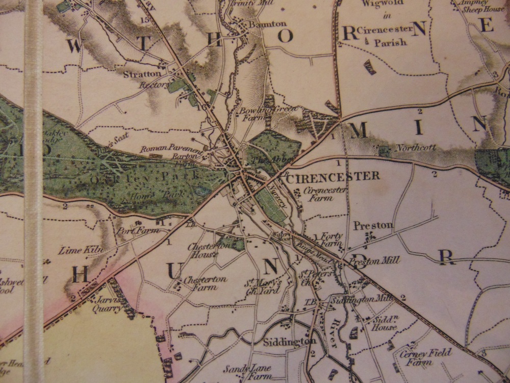 GREENWOOD Pringle & Co - Map of the County of Gloucestershire from an actual survey in the year 1823 - Image 8 of 10