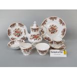 An extensive collection of Colclough dinner, tea and coffee wares comprising twelve dinner plates,