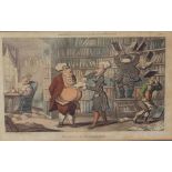 Thomas Rowlandson (British 1756-1827) - A set of eighteen coloured etchings relating to Dr Syntax,