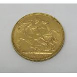 Sovereign dated 1892