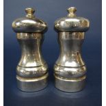 Two 20th century silver 'Peter Piper' pepper grinders (2)