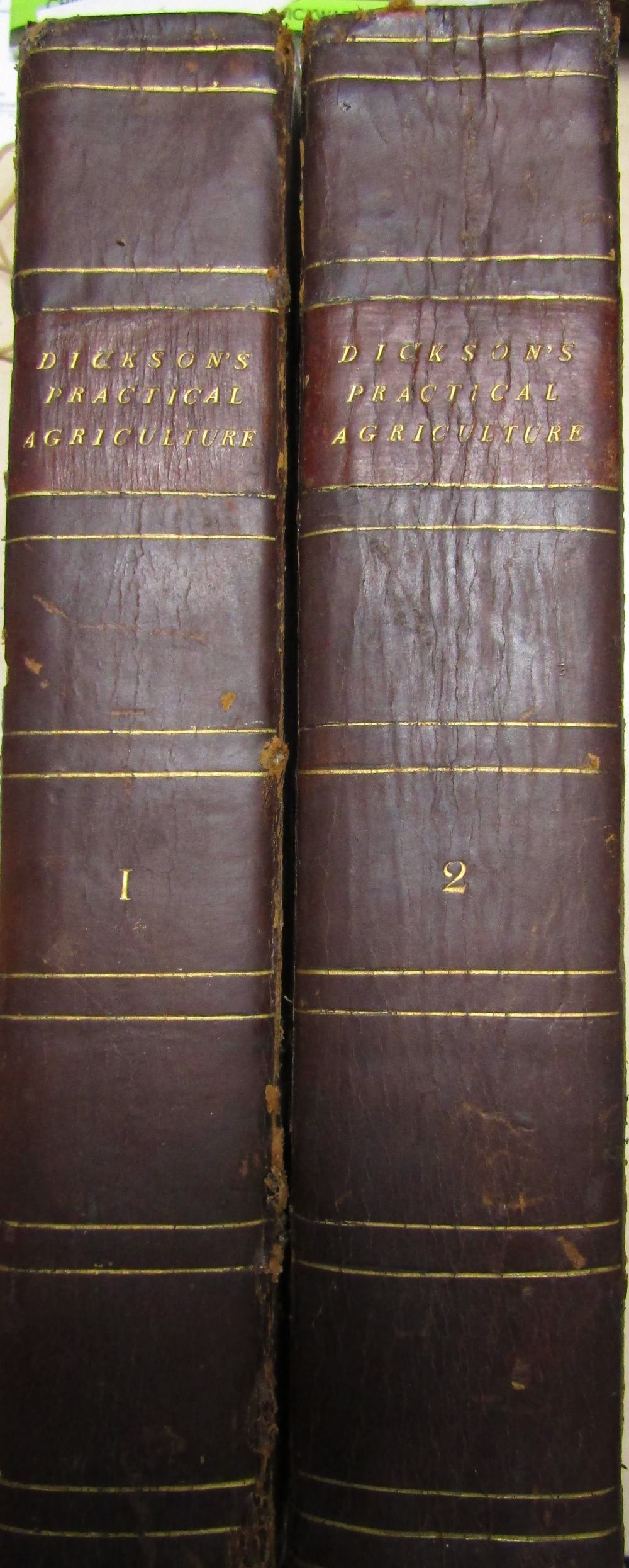 DICKSON Richard Watson - Practical Agriculture or A Complete System of Modern Husbandry 1807, two - Image 3 of 10