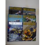 Six volumes Moto Course annual 1998 through to 2005/6, the 25th Anniversary edition of Moto Course