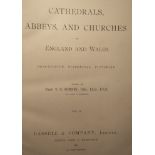 BONNEY T G - Cathedrals, Abbeys & Churches of England & Wales, Cassel & Co, two volumes, 1891