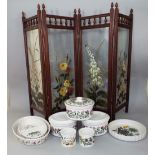 A collection of Portmeirion Botanic garden pattern wares including three tureens and covers, two