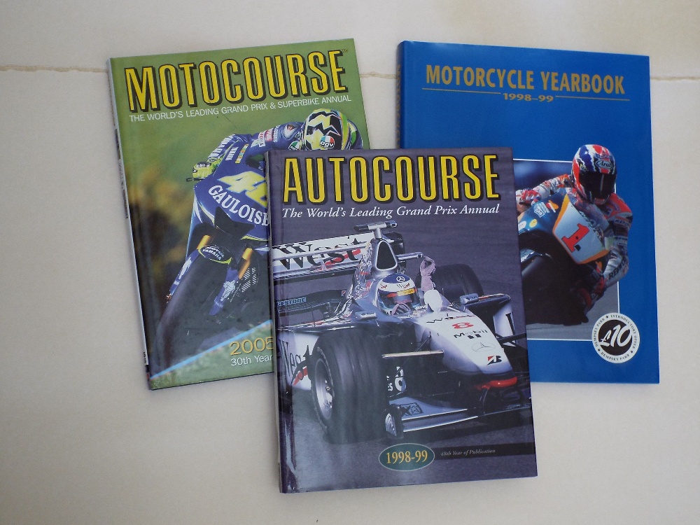 Six volumes Moto Course annual 1998 through to 2005/6, the 25th Anniversary edition of Moto Course - Image 2 of 2