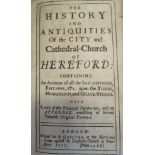 The History and Antiguities of the City and Cathedral Church of Hereford, printed for R. Gosling