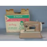 A Singer sewing machine So Handy, of small size with original box