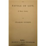 DICKINS Charles - The Battle of Life - A Love Story 1st Edition 1846 published by Badbury & Evans